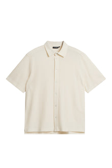 Torpa Airy Structure Shirt in Cloud White by J.Lindeberg