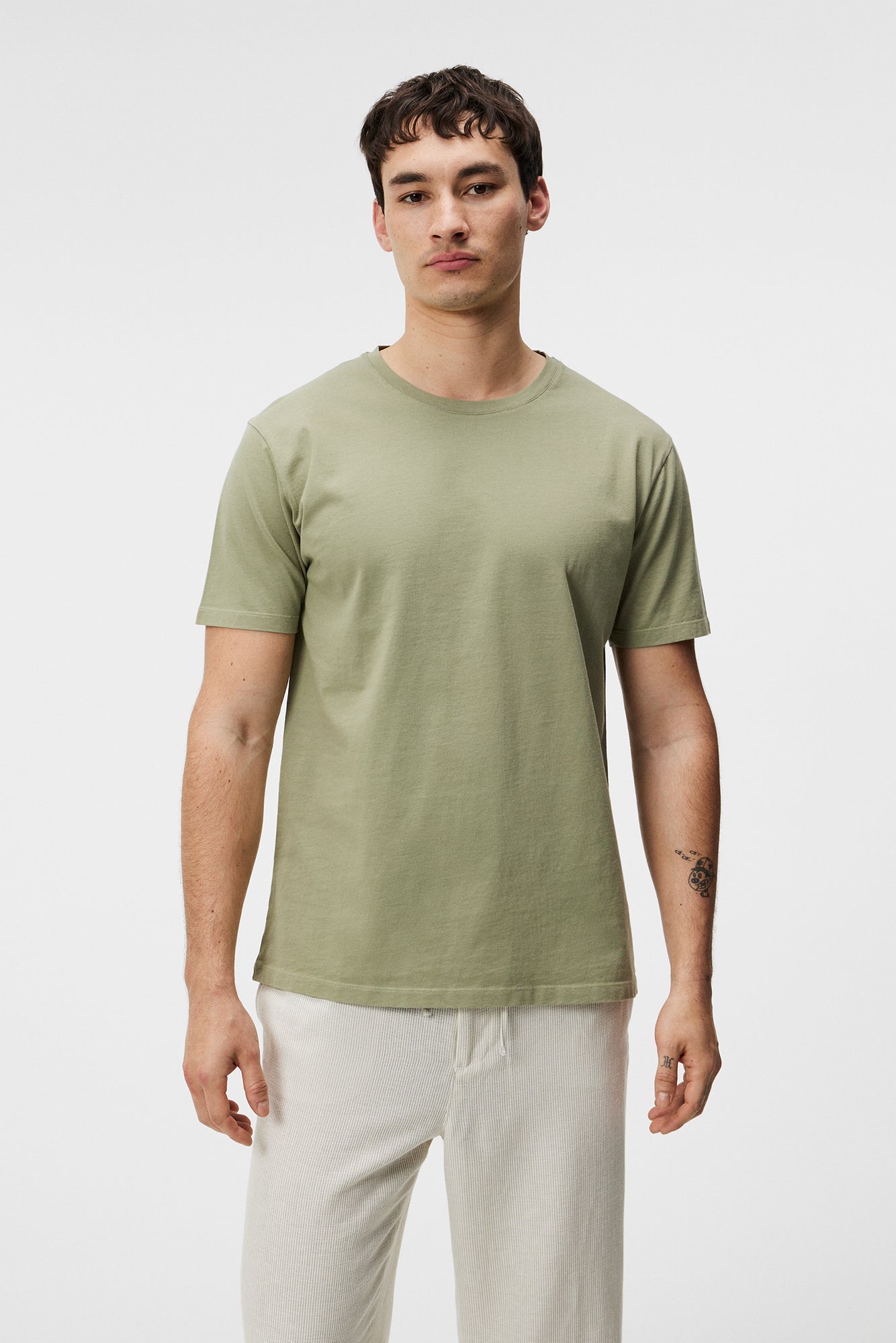 Men | Sid Basic T-Shirt | Oil Green