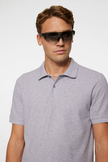 Men | Troy Polo Shirt Seasonal Pique | Mid Grey Melange