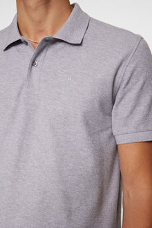Men | Troy Polo Shirt Seasonal Pique | Mid Grey Melange