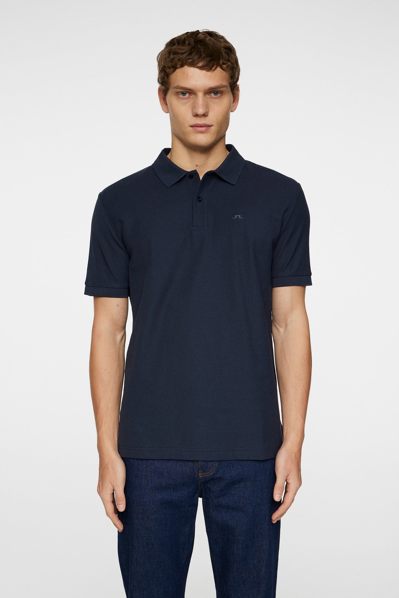 Men | Rudy slim Polo Pique | JL Navy