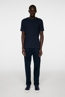 Men | Coma Linen Tee | JL Navy