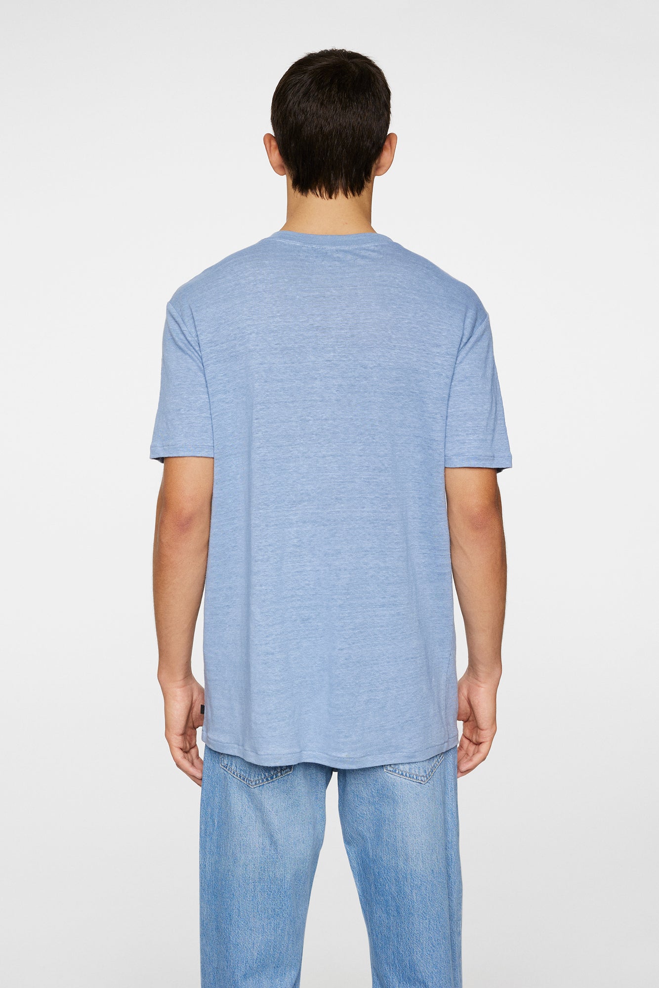 Men | Coma Linen Tee | Rain Washed