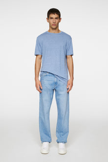 Men | Coma Linen Tee | Rain Washed