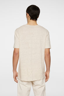 Men | Coma Linen Tee | Moonbeam