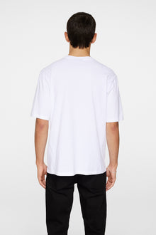 Men | Parcy Logo Tee | White