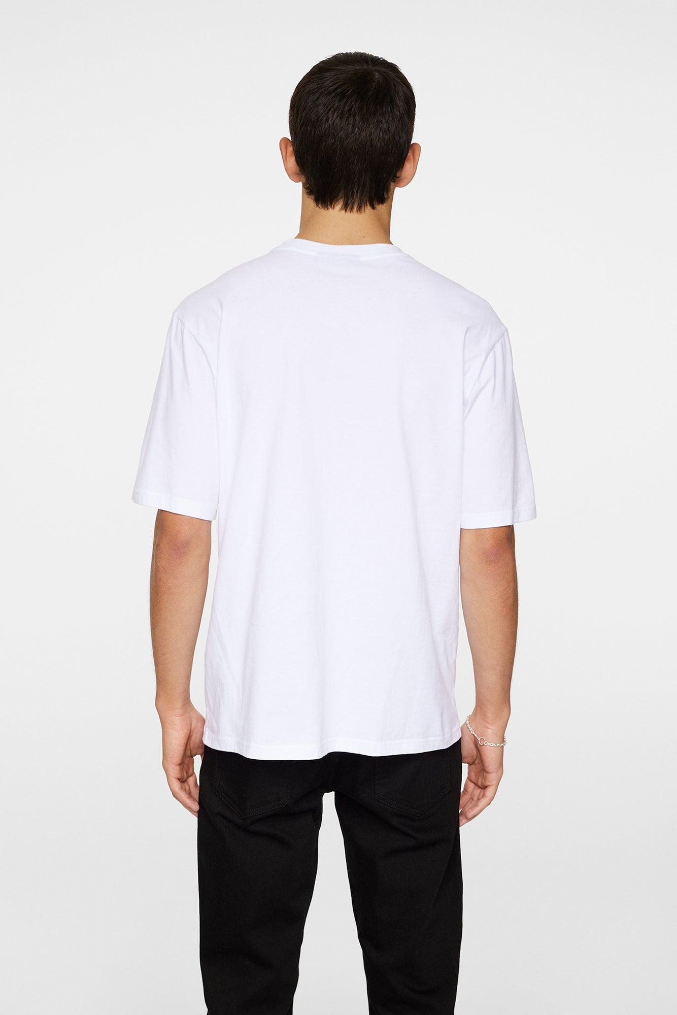 Men | Parcy Logo Tee | White
