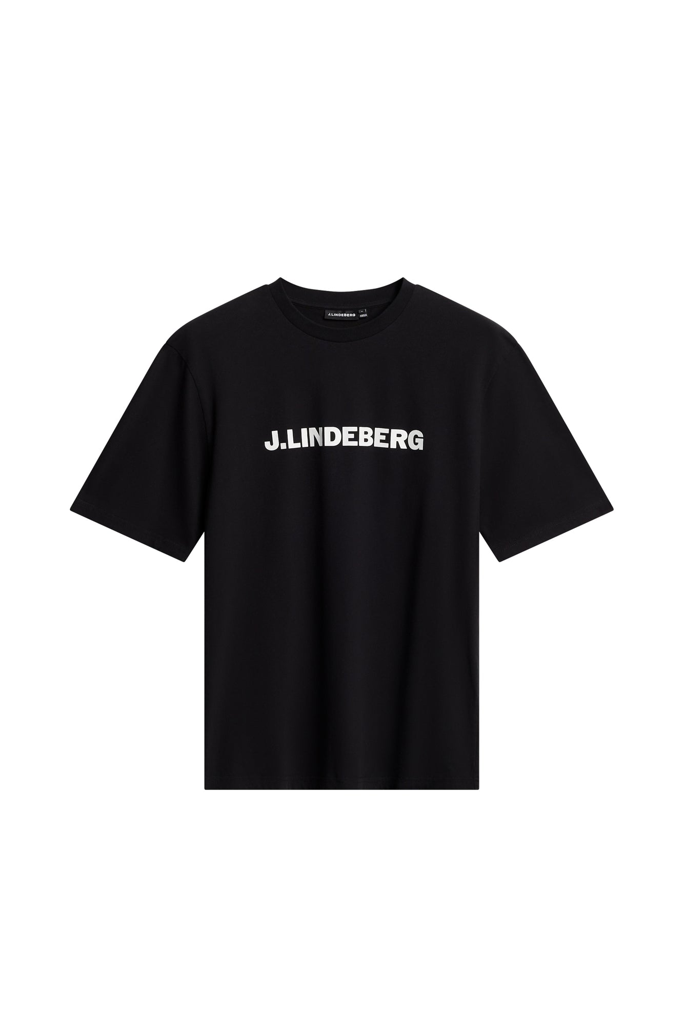 Parcy Logo Tee in Black by J.Lindeberg