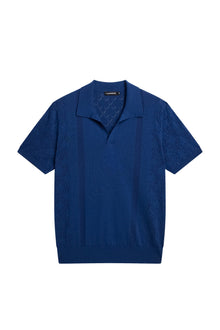 Ringo Open Collar in Estate Blue by J.Lindeberg