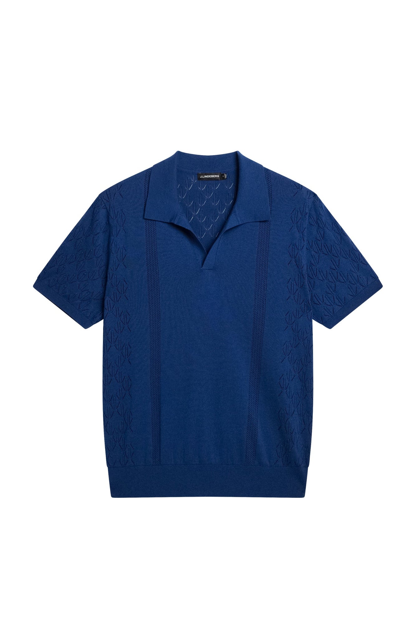 Ringo Open Collar in Estate Blue by J.Lindeberg