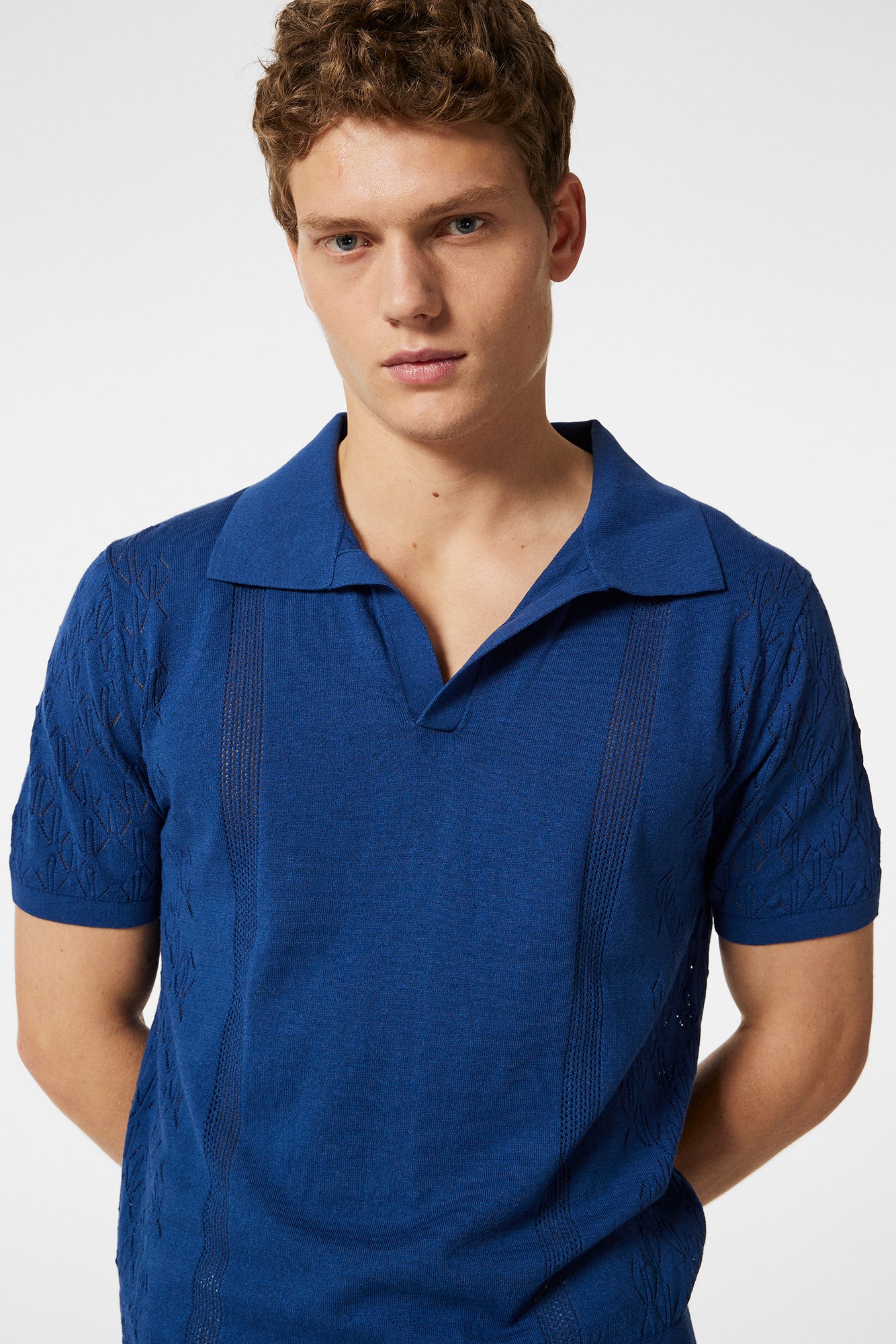 Men | Ringo Open Collar | Estate Blue