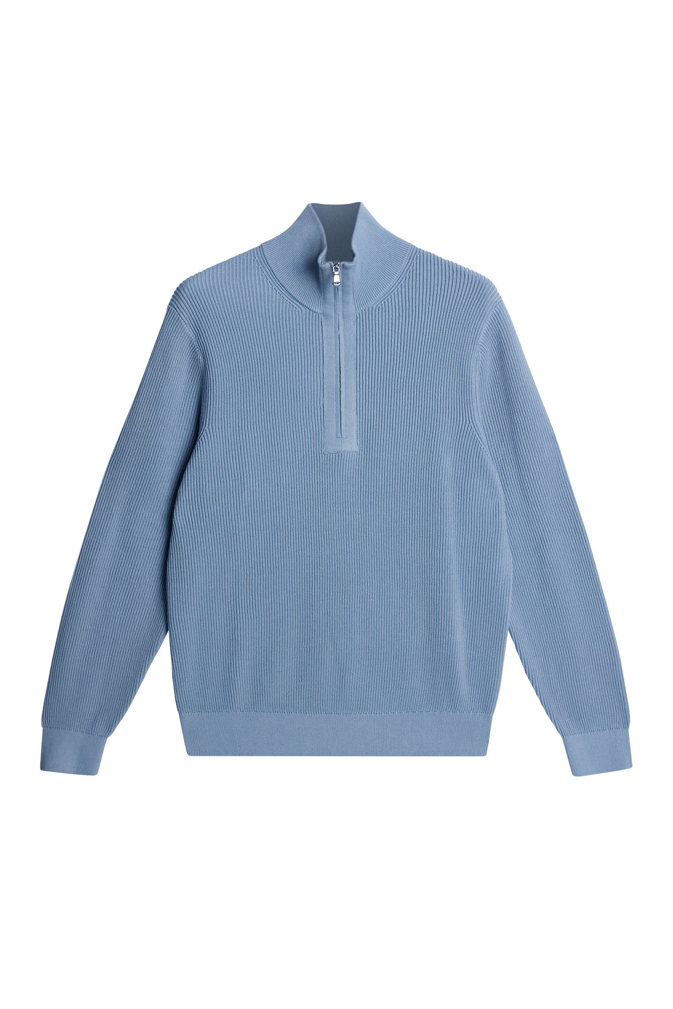 Alex Half Zip Knitted Sweater in Rain Washed by J.Lindeberg