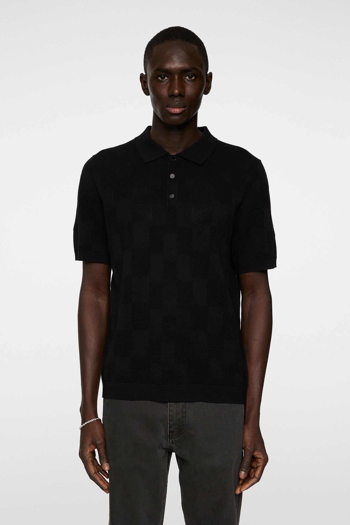 Men | Reymond Stacked Bridge Polo | Black