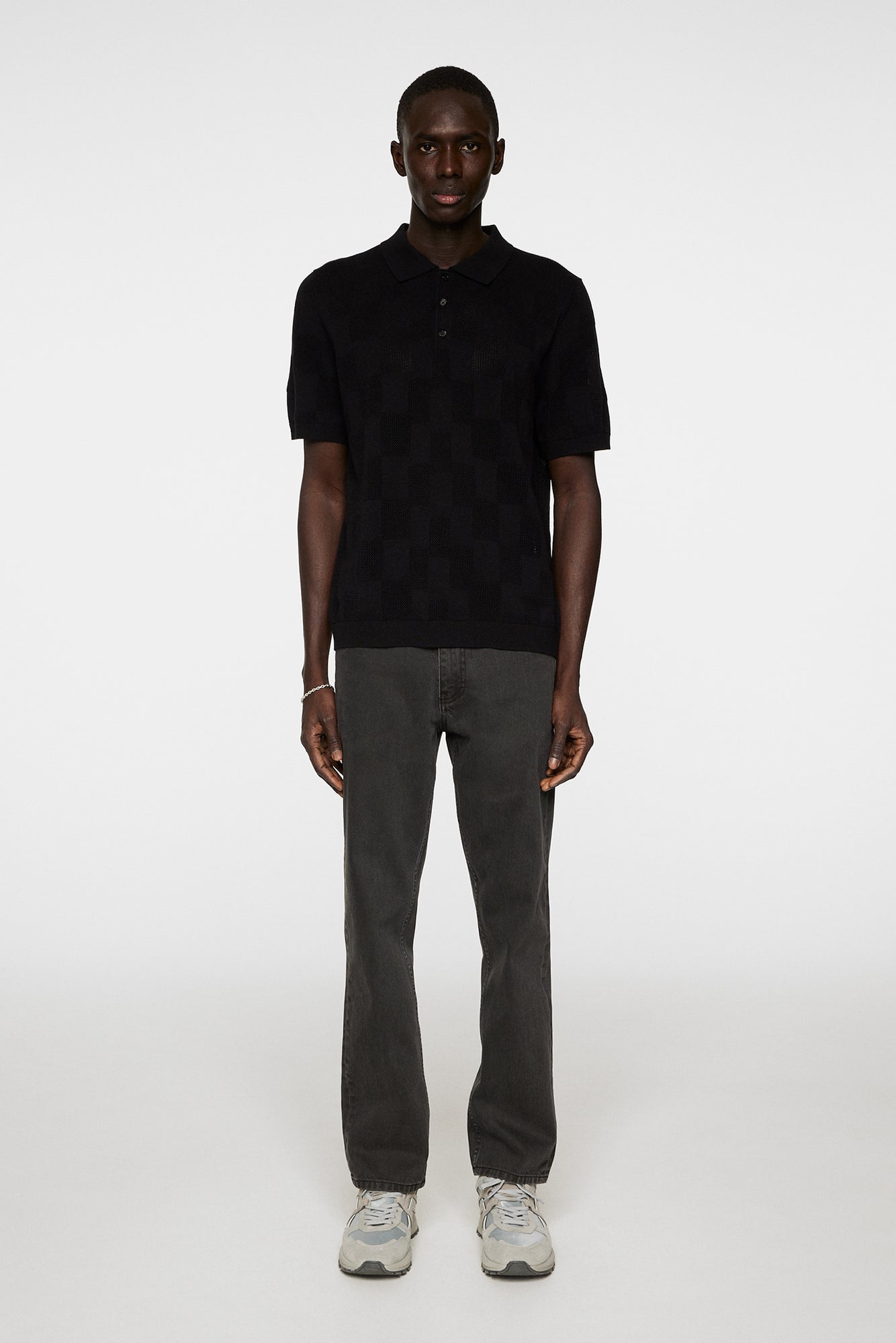 Men | Reymond Stacked Bridge Polo | Black