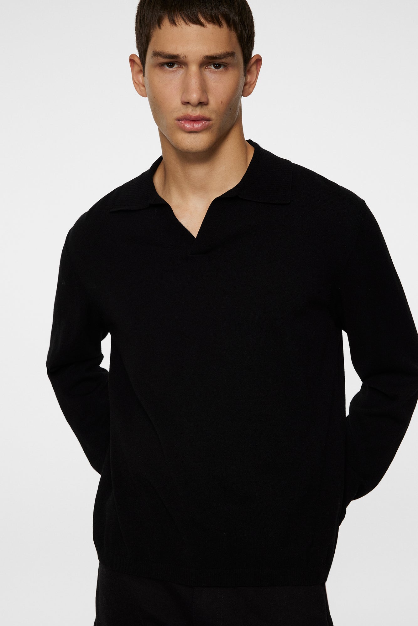 Men | Rowan LS Polo | Black