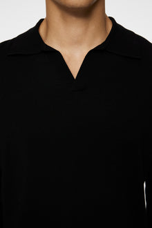 Men | Rowan LS Polo | Black