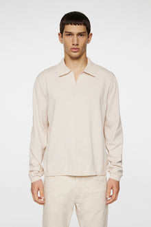 Men | Rowan LS Polo | Moonbeam