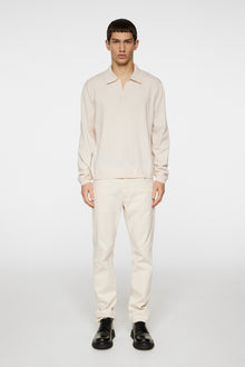 Men | Rowan LS Polo | Moonbeam