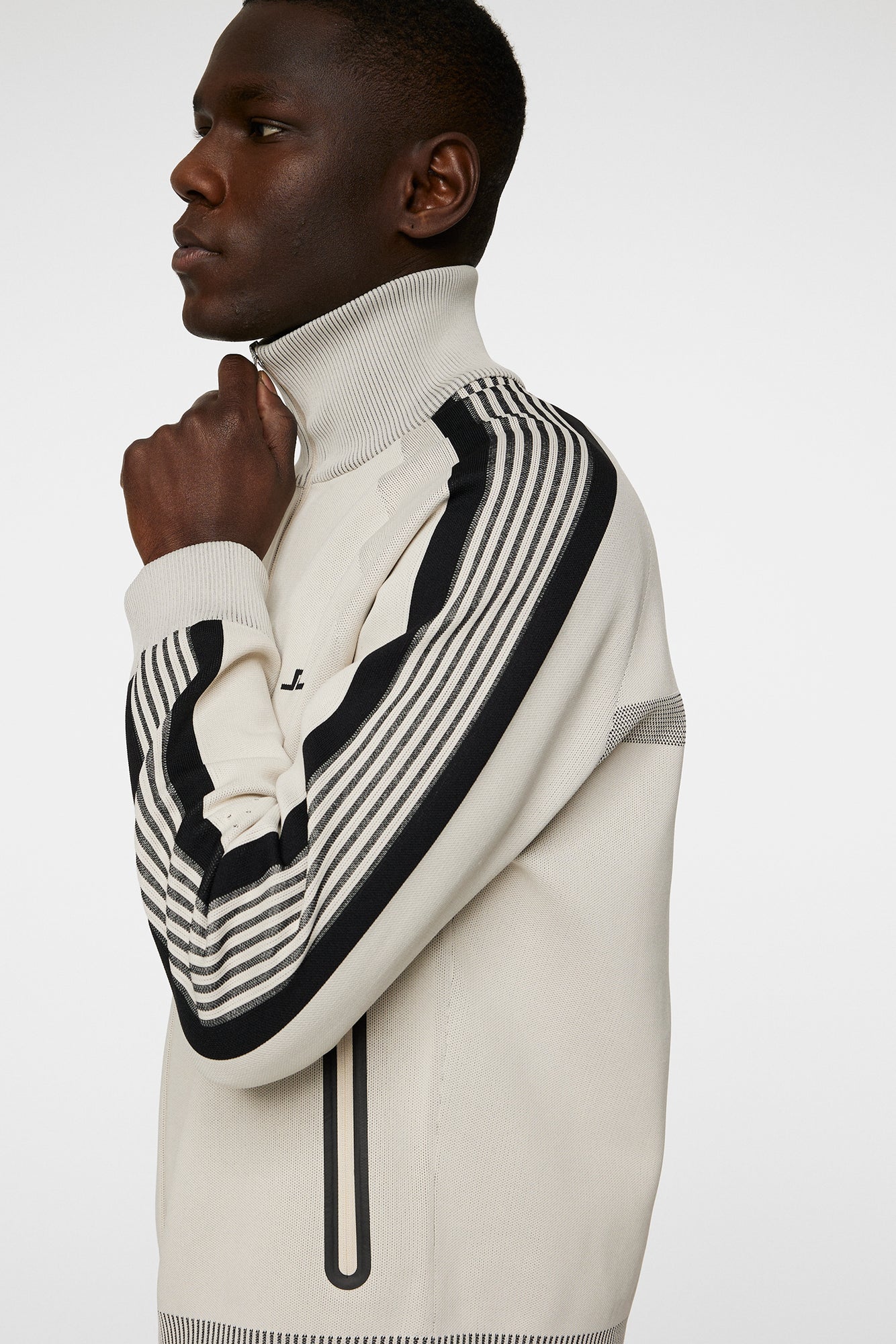 Men | Max Tech Knit Track Jacket | Moonbeam
