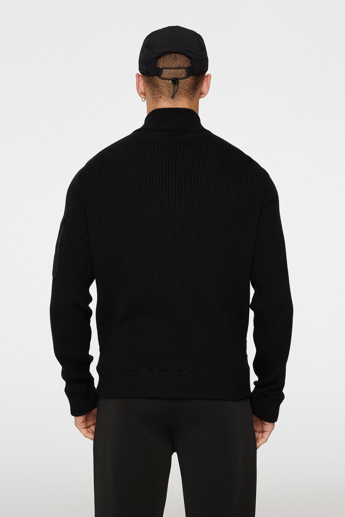 Men | Beck Knitted Hybrid Jacket | Black