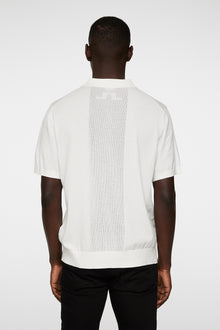 Men | Reymond Solid Stripe Polo | White