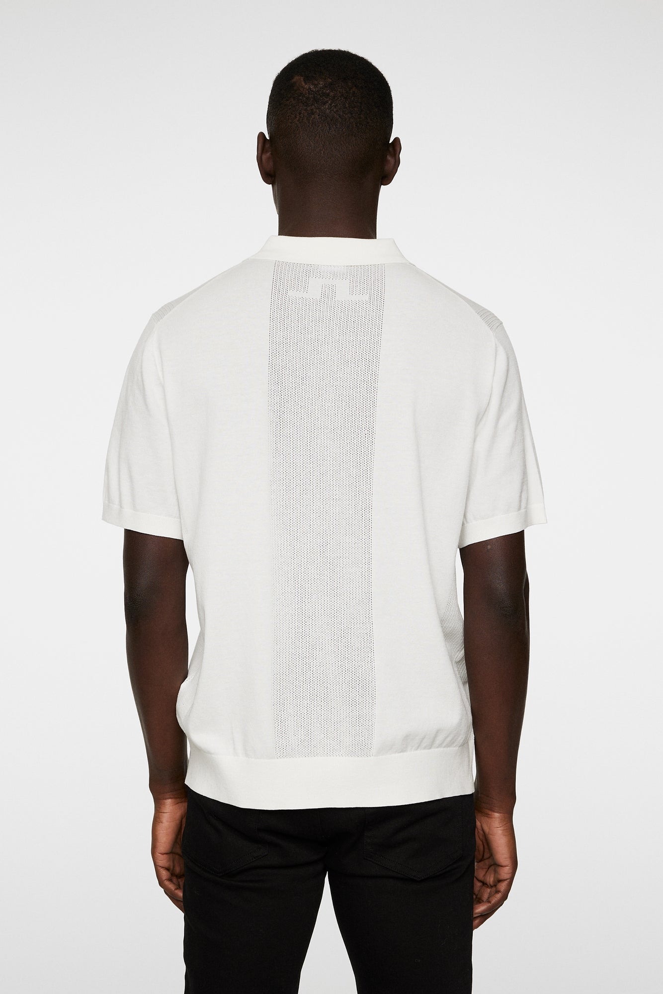 Men | Reymond Solid Stripe Polo | White