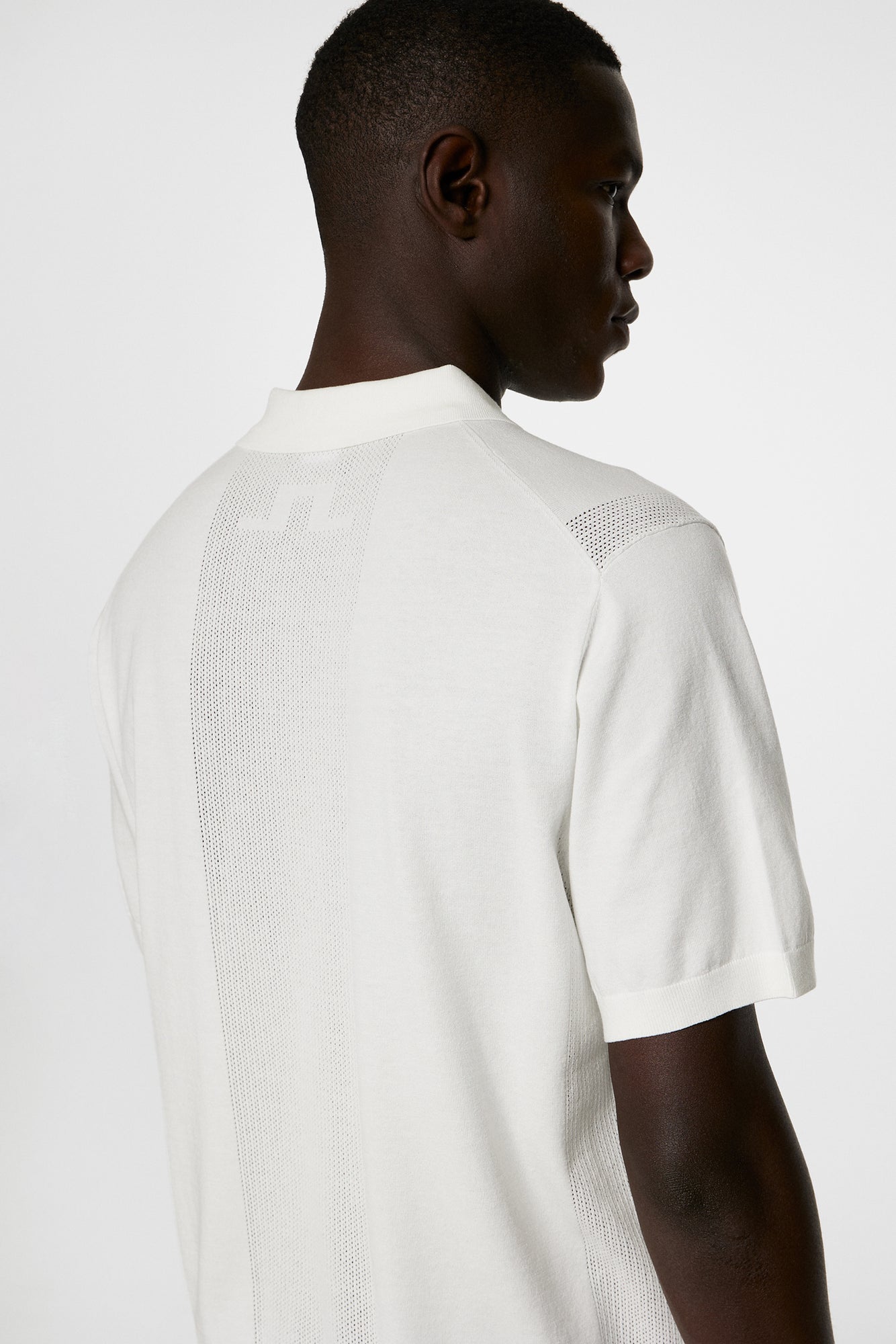 Men | Reymond Solid Stripe Polo | White