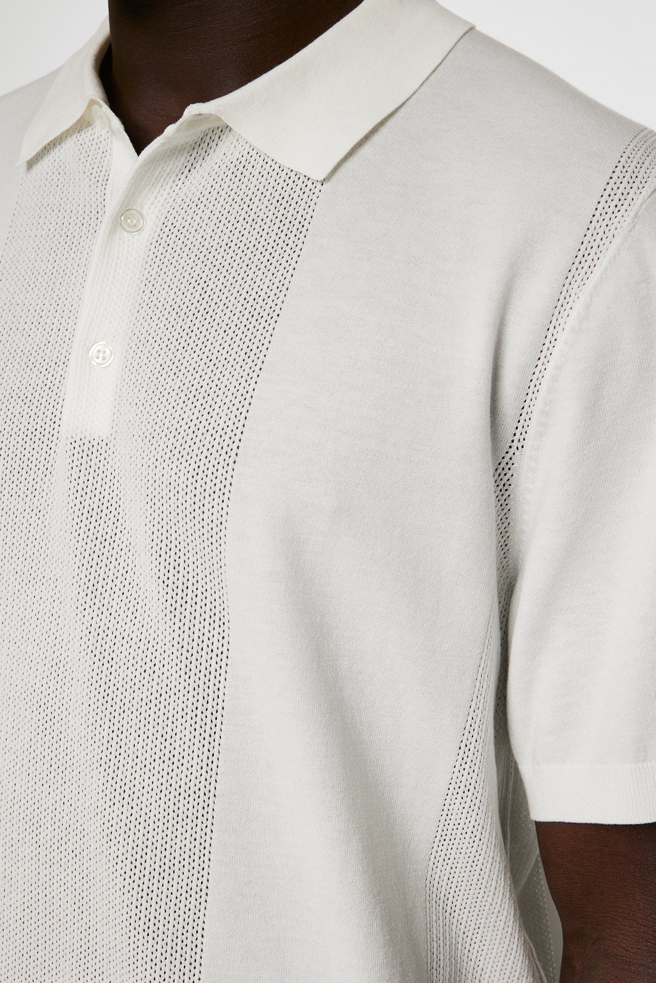 Men | Reymond Solid Stripe Polo | White