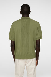 Men | Reymond Solid Stripe Polo | Olivine