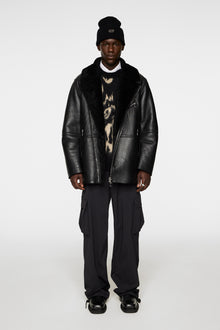 Men | Sutton Shearling Jacket | Black