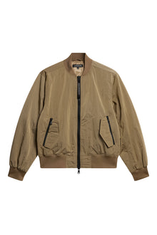 Bradfield Crinkle Bomber Jkt in Batique Khaki by J.Lindeberg
