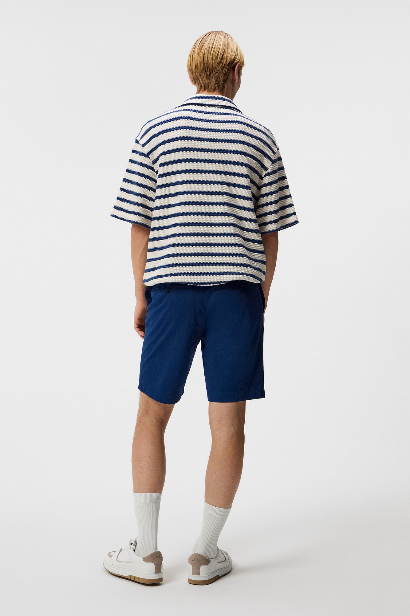 Men | Nathan Cloud Satin Shorts | Estate Blue