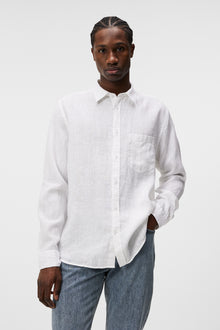 Men | Reg LS Clean Linen Shirt | White (V1)