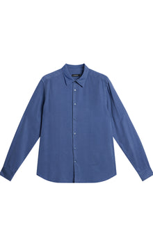 Men | Slim LS Comfort Tencel Shirt | Bijou Blue