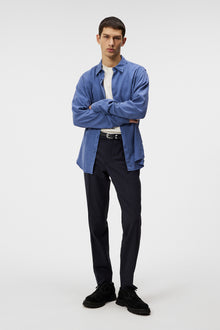 Men | Slim LS Comfort Tencel Shirt | Bijou Blue