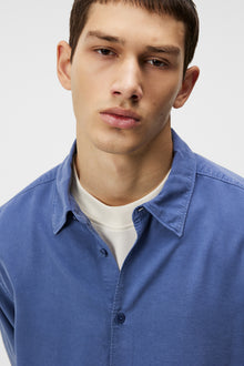 Men | Slim LS Comfort Tencel Shirt | Bijou Blue