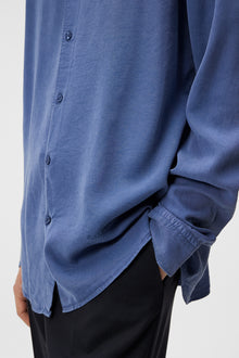 Men | Slim LS Comfort Tencel Shirt | Bijou Blue
