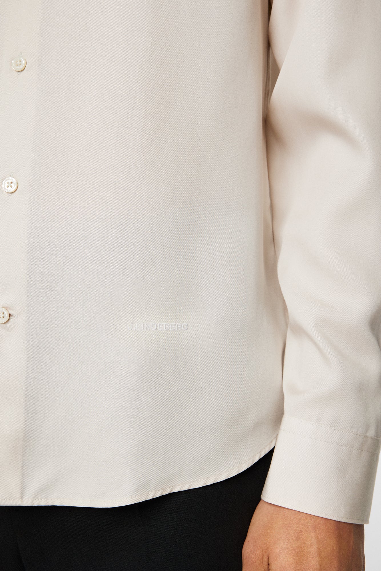 Men | Slim LS Comfort Tencel Shirt | Moonbeam