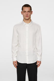 Men | Slim LS Comfort Tencel Shirt | Cloud White (V2)