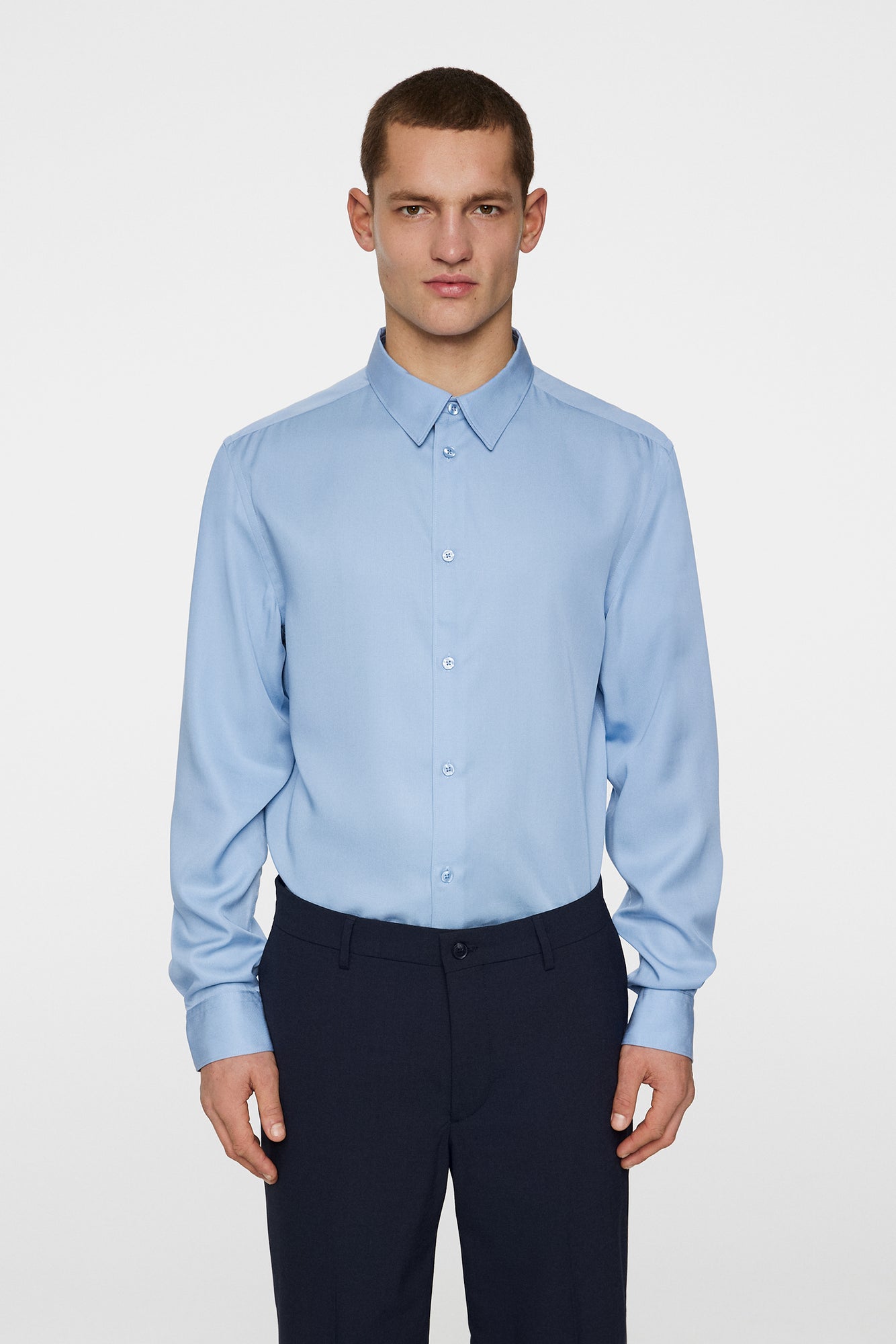 Men | Slim LS Comfort Tencel Shirt | Rain Washed