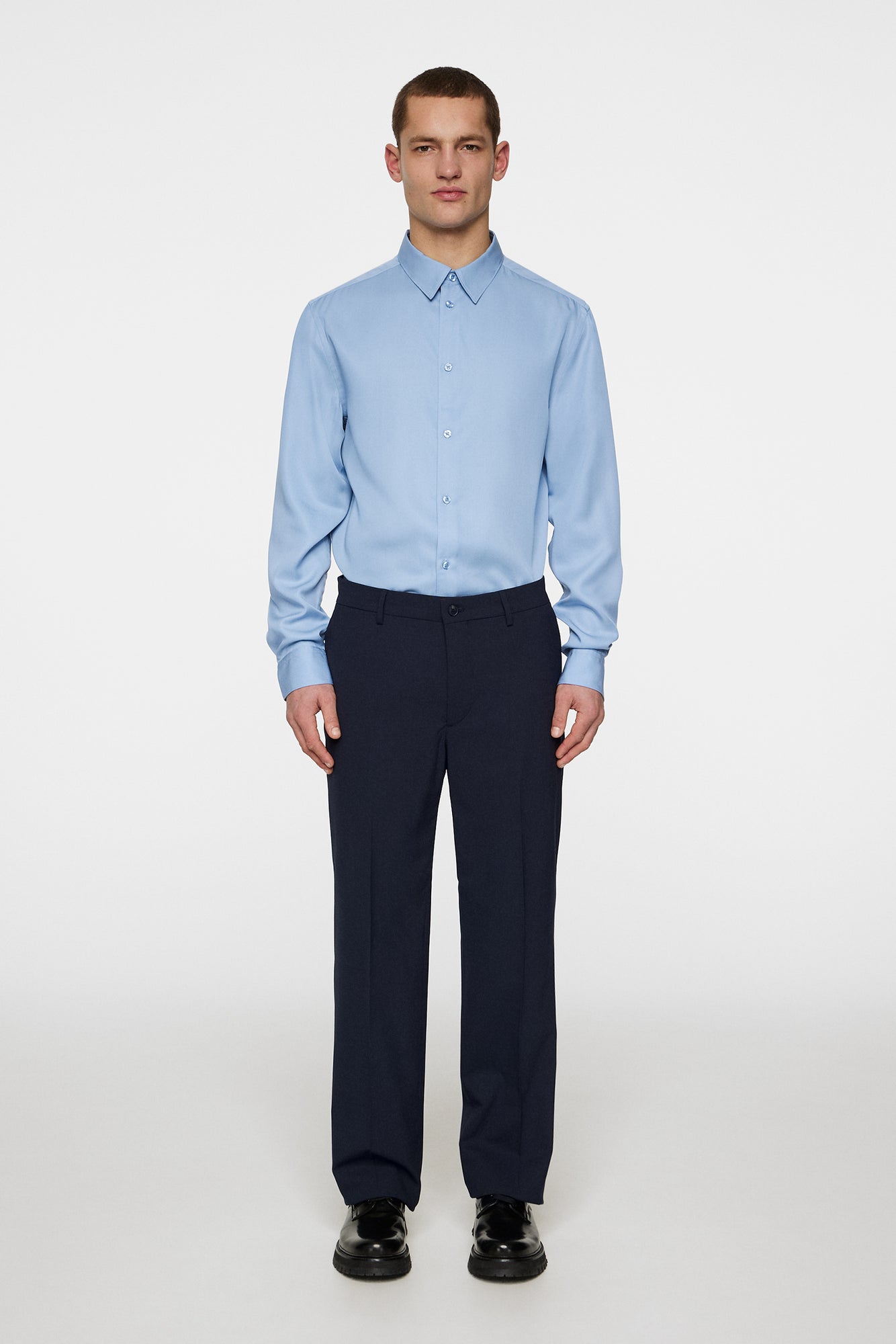 Men | Slim LS Comfort Tencel Shirt | Rain Washed