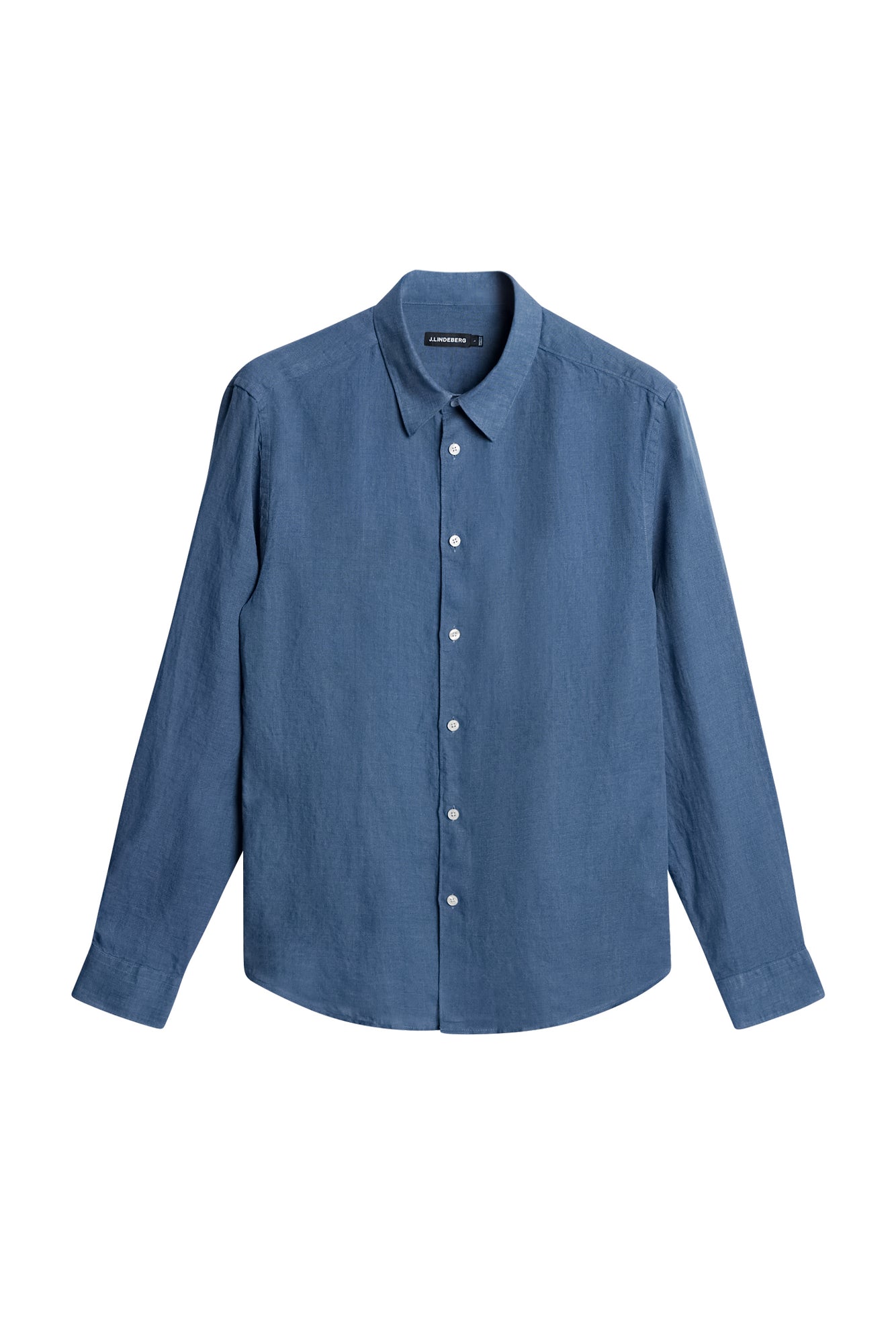 Slim LS Linen Melange Shirt in Rain Washed by J.Lindeberg