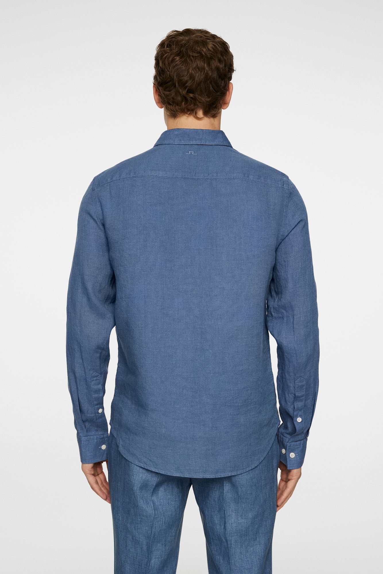Men | Slim LS Linen Melange Shirt | Rain Washed