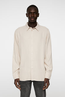 Men | Reg LS Struct Gmd Tencel Shirt | Moonbeam