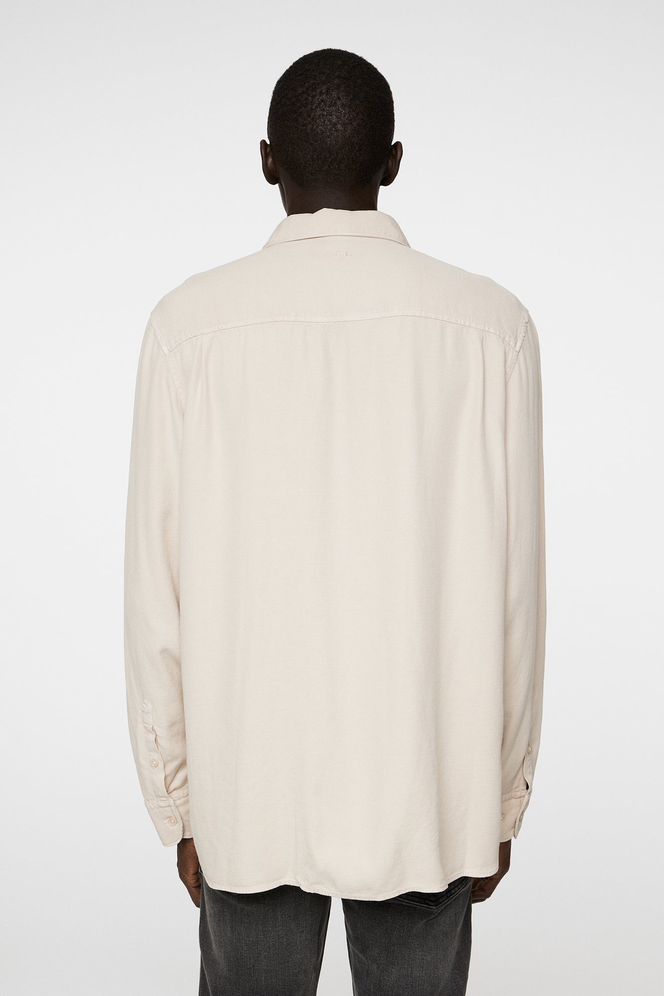 Men | Reg LS Struct Gmd Tencel Shirt | Moonbeam