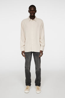 Men | Reg LS Struct Gmd Tencel Shirt | Moonbeam