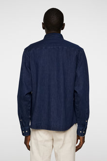 Men | Finnigan Denim Shirt | JL Navy