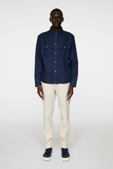 Men | Finnigan Denim Shirt | JL Navy