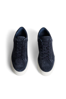 Men | Art Signature Suede Sneaker | JL Navy