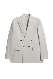 David U Double Weave Blazer in Moonbeam by J.Lindeberg